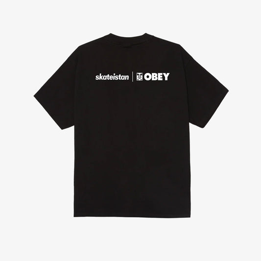 OBEY Skateistan Obey Tee - Black
