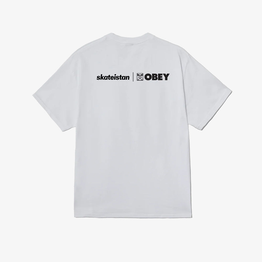 OBEY Skateistan Obey Tee - White