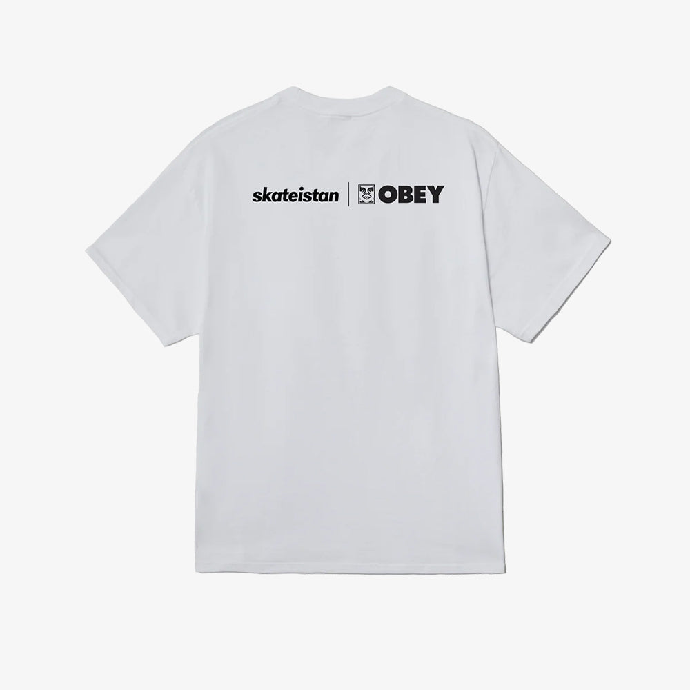 OBEY Skateistan Obey Photo Tee - White