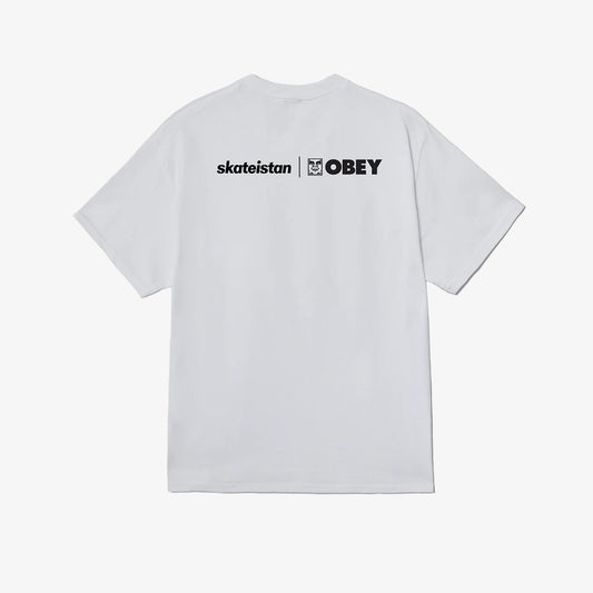 OBEY Skateistan Obey Photo Tee - White