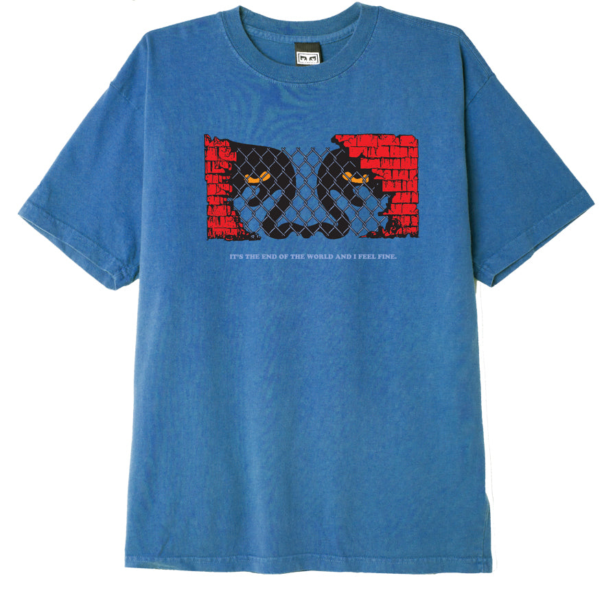 OBEY End Of The World T-Shirt - Atlantic Blue