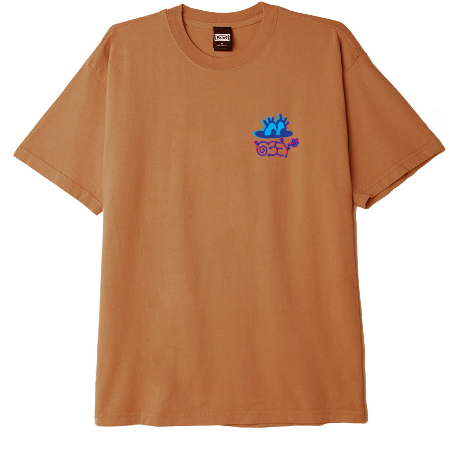 OBEY Take A Peek T-Shirt - Brown Sugar