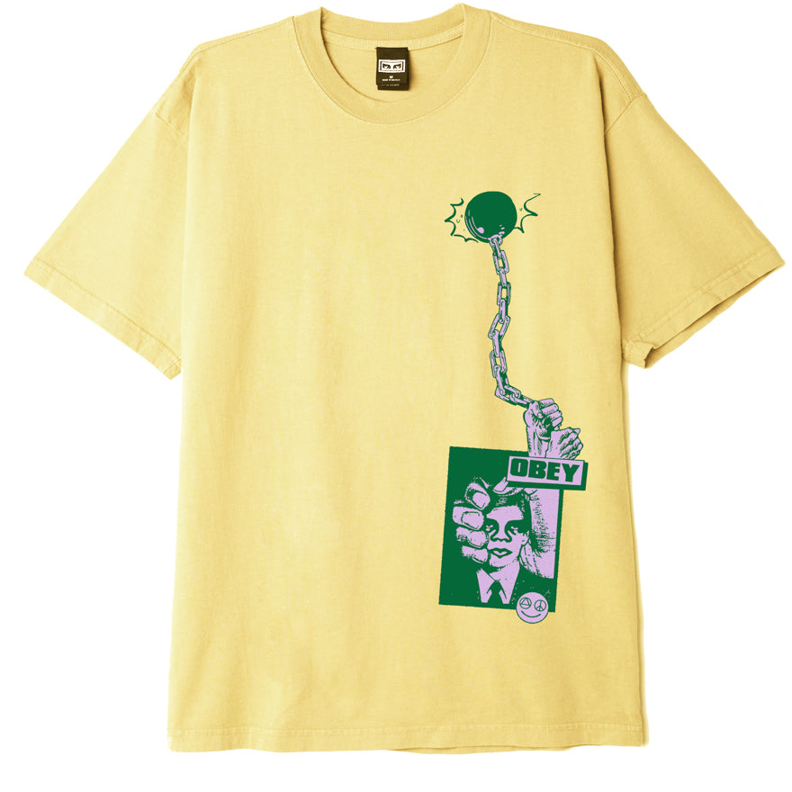 OBEY Ride Or Die T-Shirt - Butter