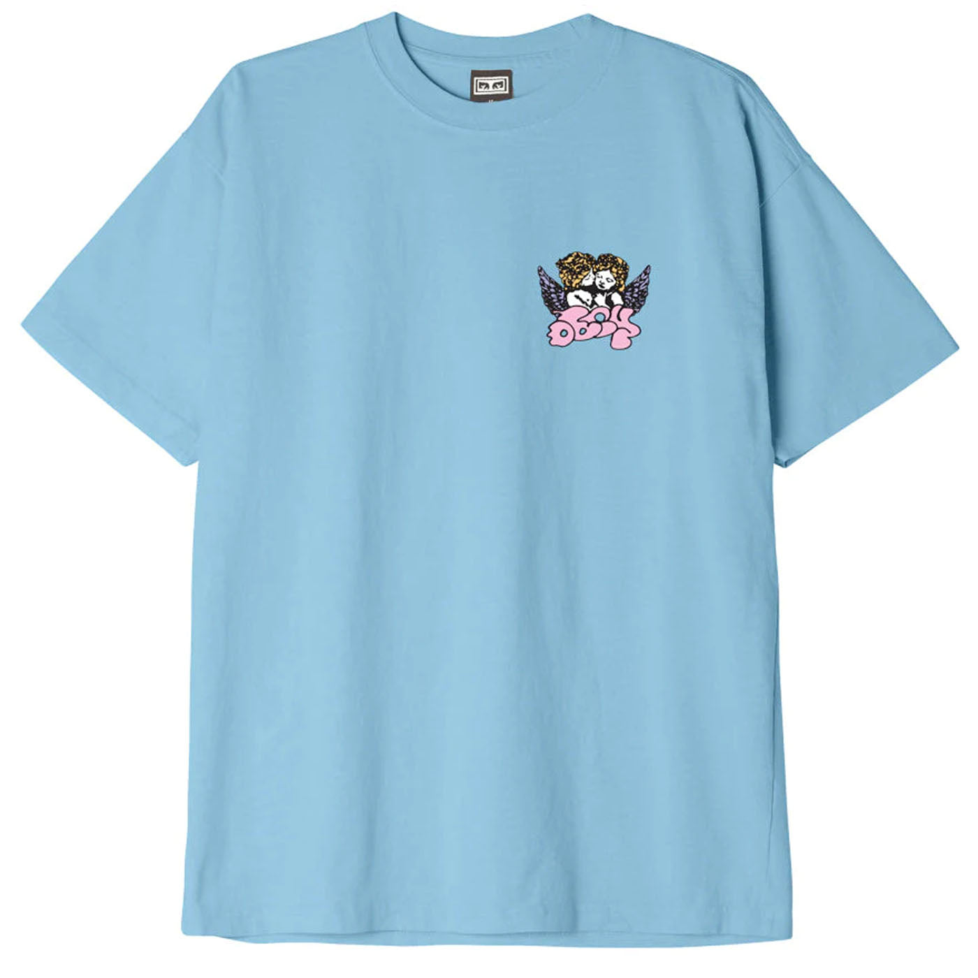 OBEY Cherubs T-Shirt - Sky Blue
