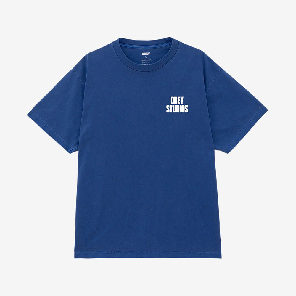 OBEY Obey Stamped - Pigment Electric Indigo