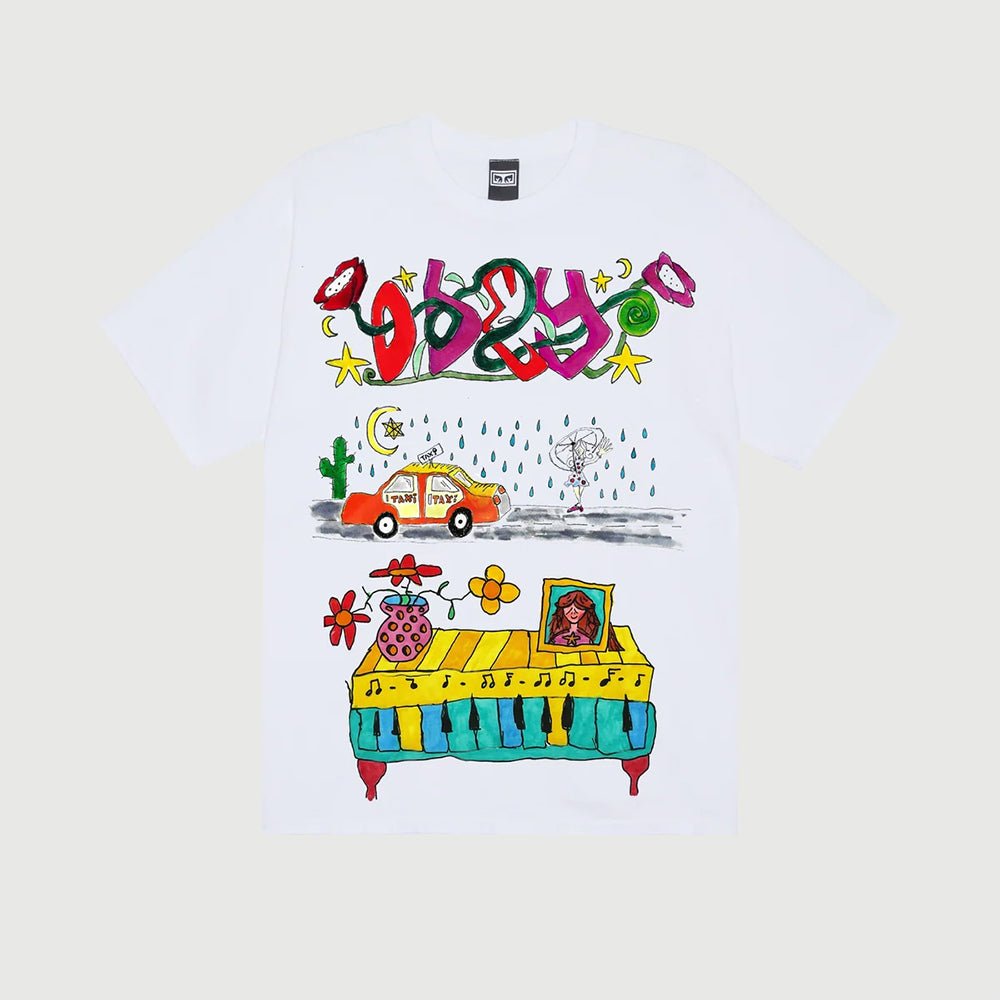 Obey Taxi Tee - White