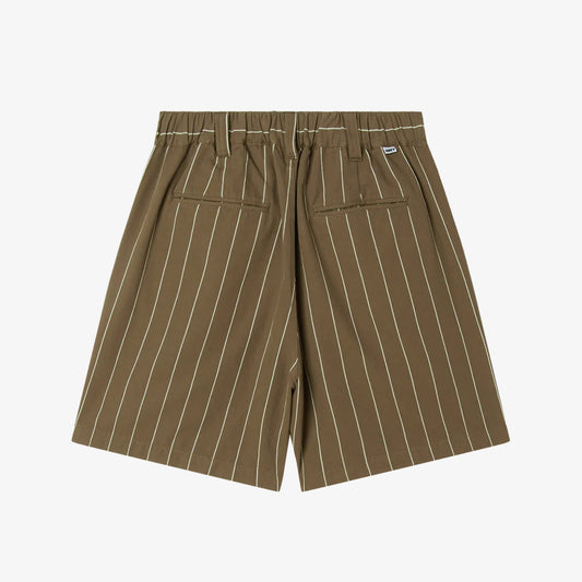 OBEY Foster Str Pleated Short - Canteen Multi