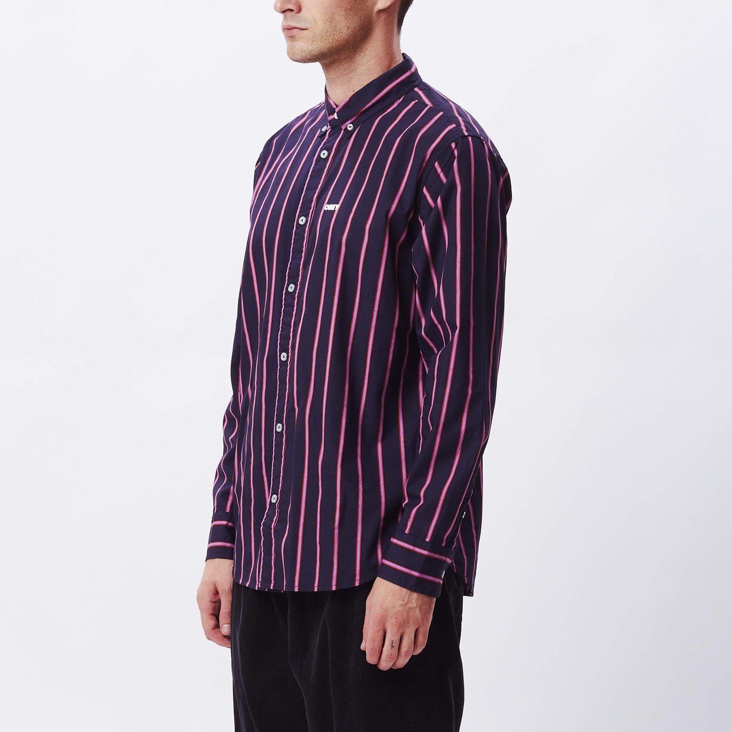 OBEY Atomic Woven Shirt - Navy Multi