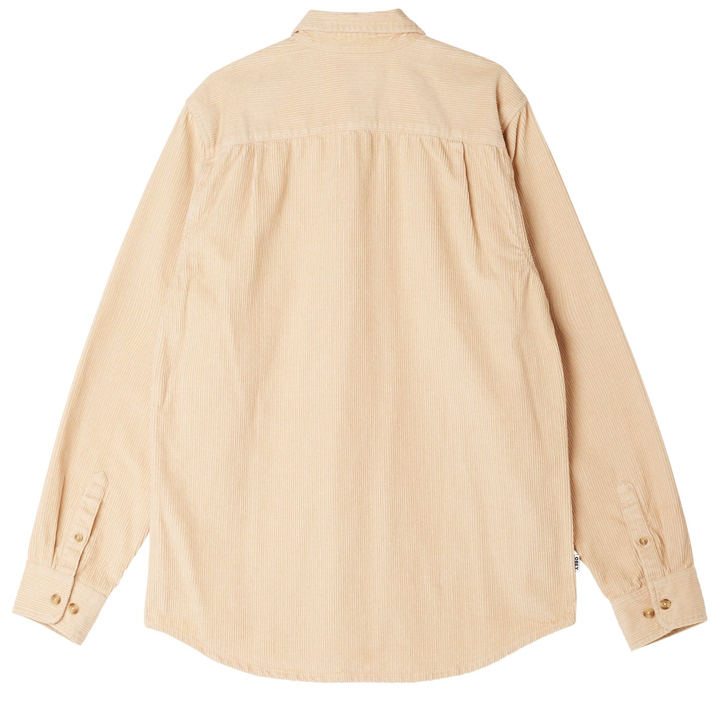 OBEY Richard Woven Shirt - Irish Cream