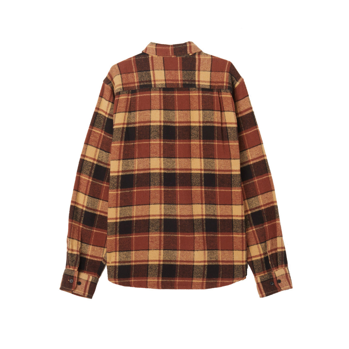 Obey Hardwork Leon Woven Shirt - Sepia Multi