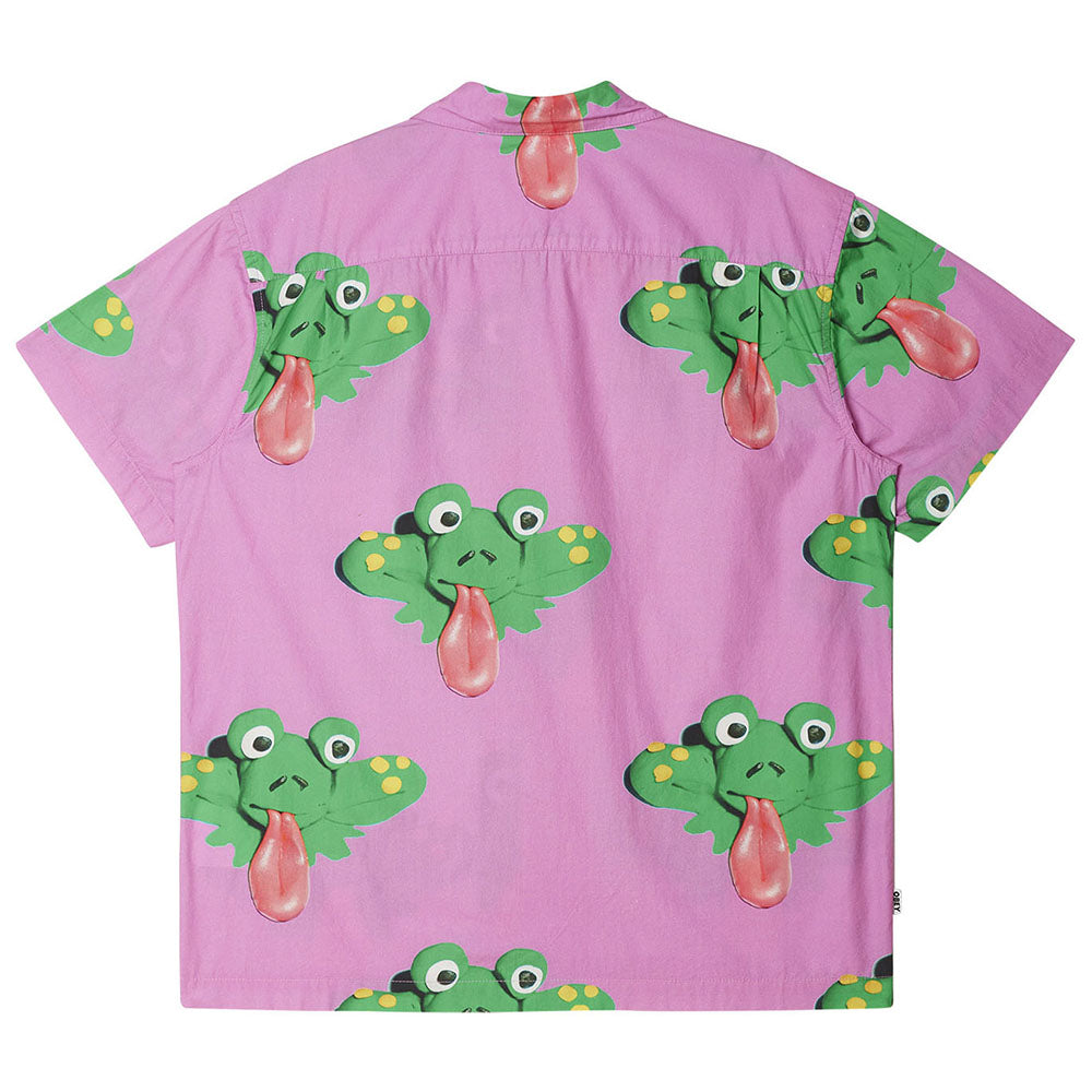 OBEY Frogman Shirt - Wild Rose Multi