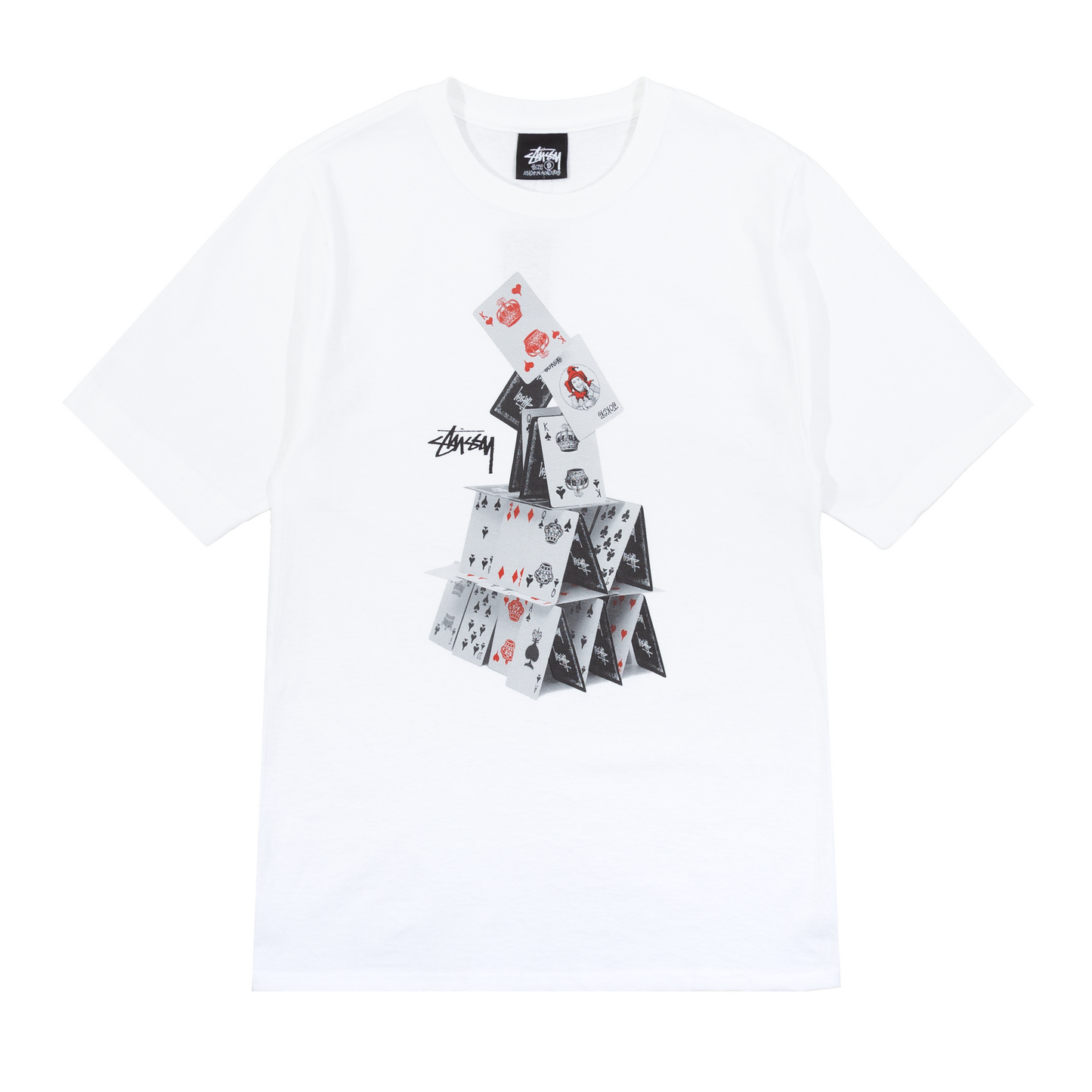 Stüssy House Of Cards T-Shirt - White