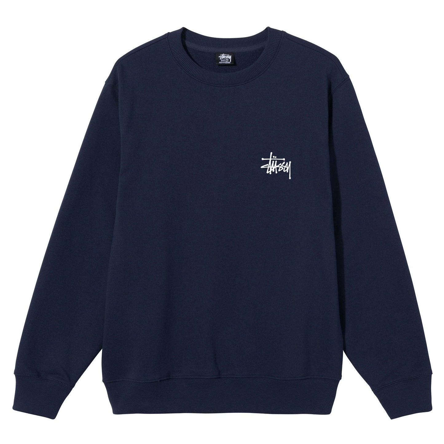 Stüssy Basic Stüssy Crew Sweatshirt - Brick