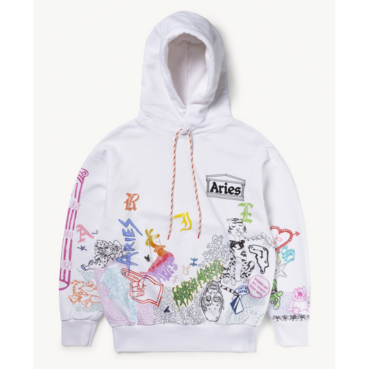 Aries Arise Doodle Hoodie