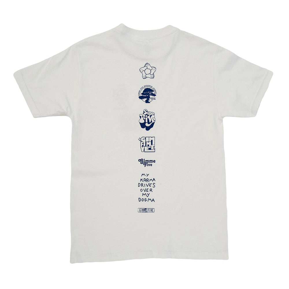 Gimme Five Icons My Karma T-Shirt - White