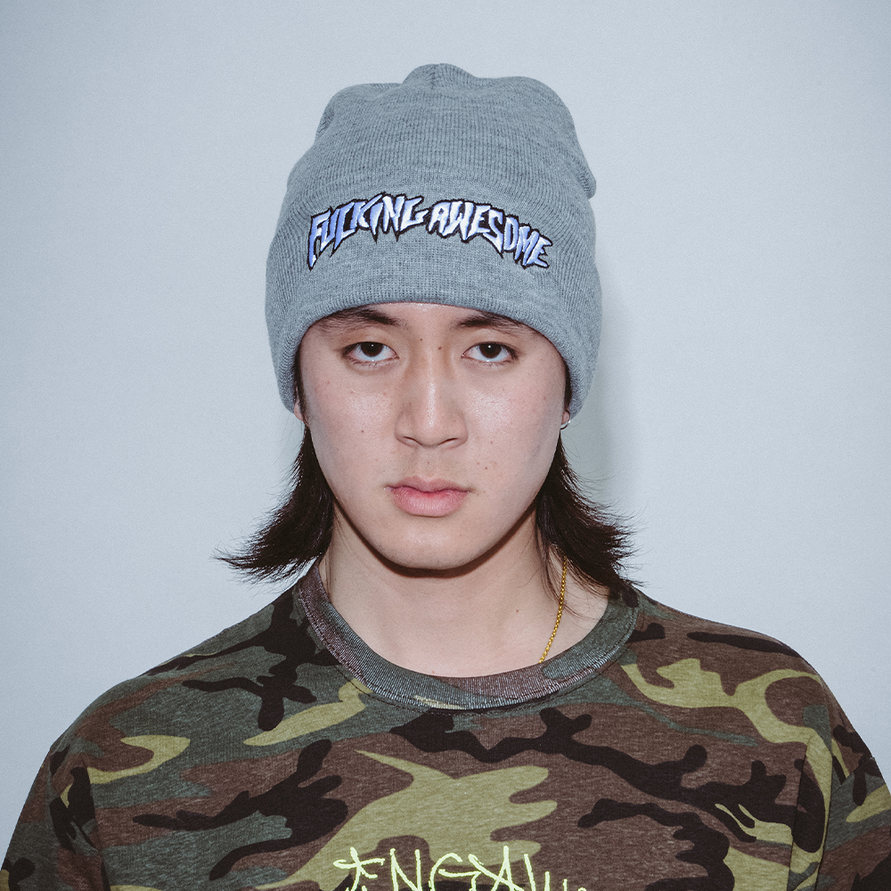 FA Stamp Cuff Beanie - Grey
