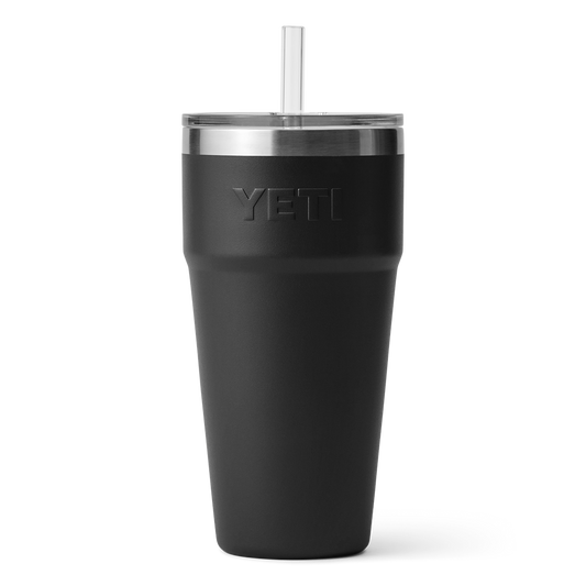YETI Rambler 26oz Straw Cup - Black