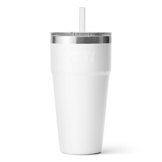 YETI Rambler 26oz Straw Cup - White