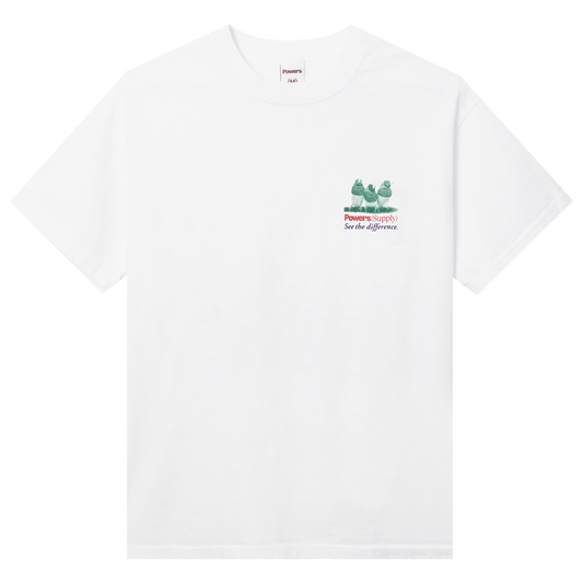 Powers Bird T-Shirt - White