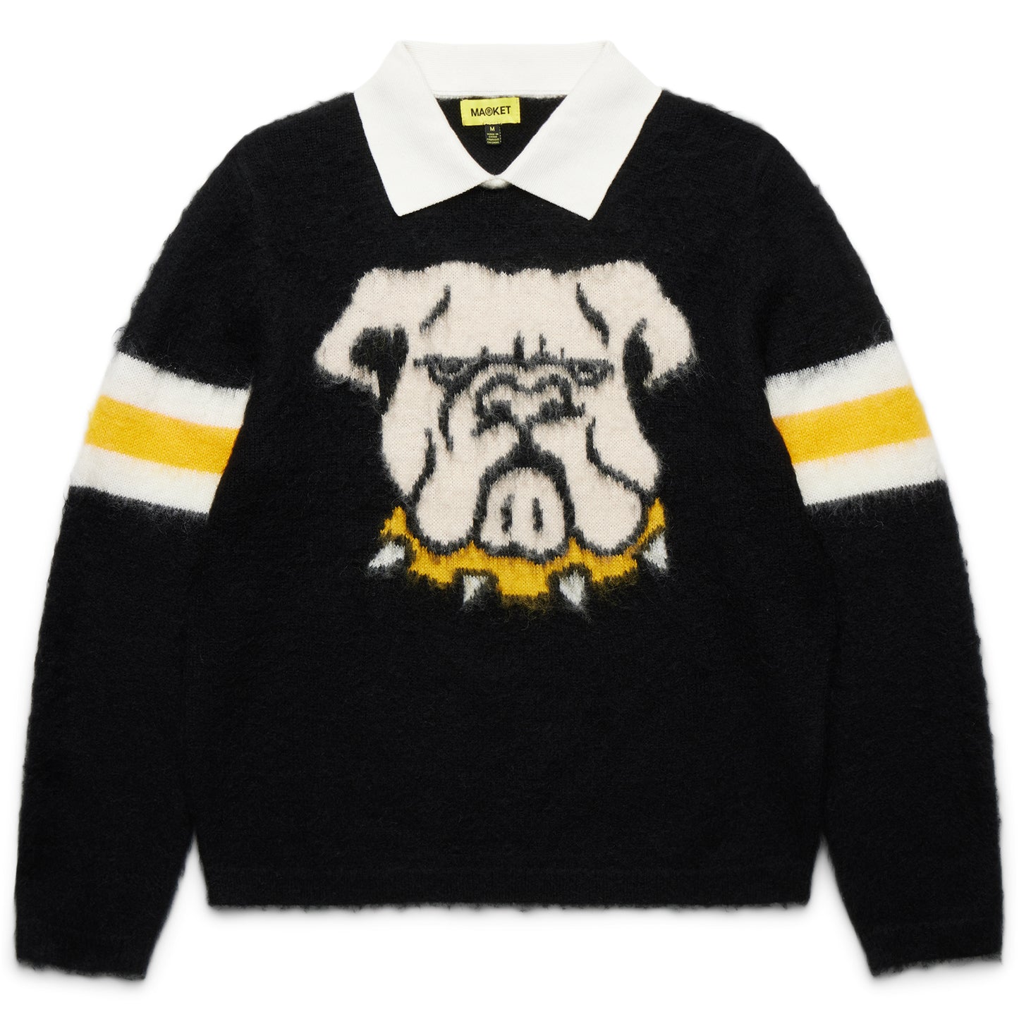 MARKET Varsity Overload Rugby Knit - Black