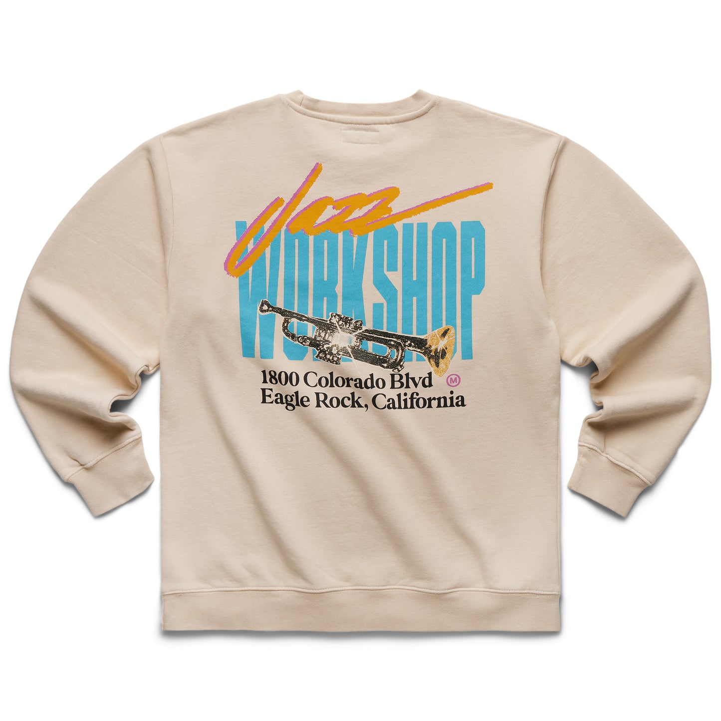 MARKET Jazz Night Crew Sweat - Coconut