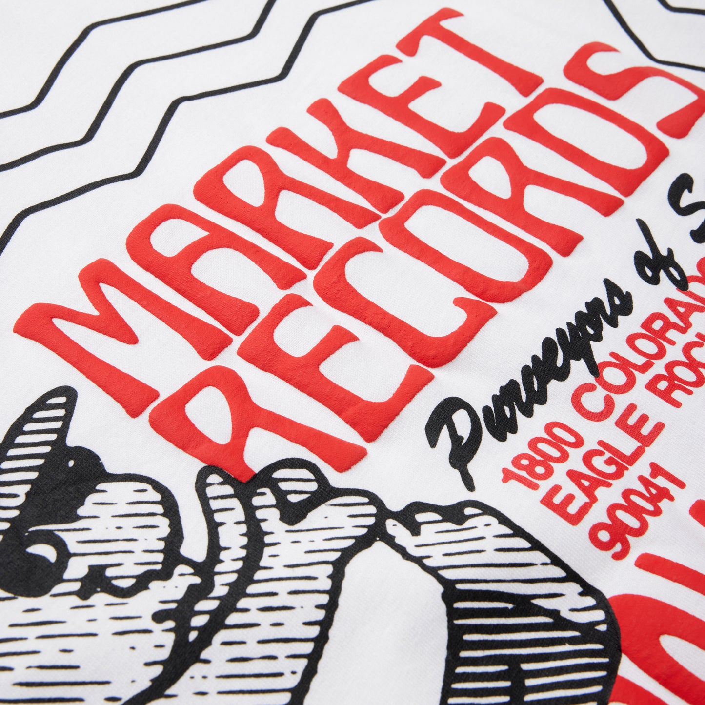 MARKET Records T-Shirt - White