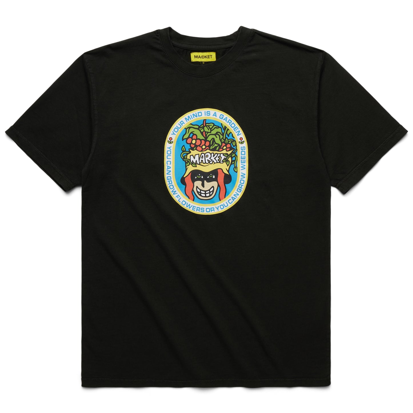 MARKET Land Escape Garden T-Shirt - Charcoal