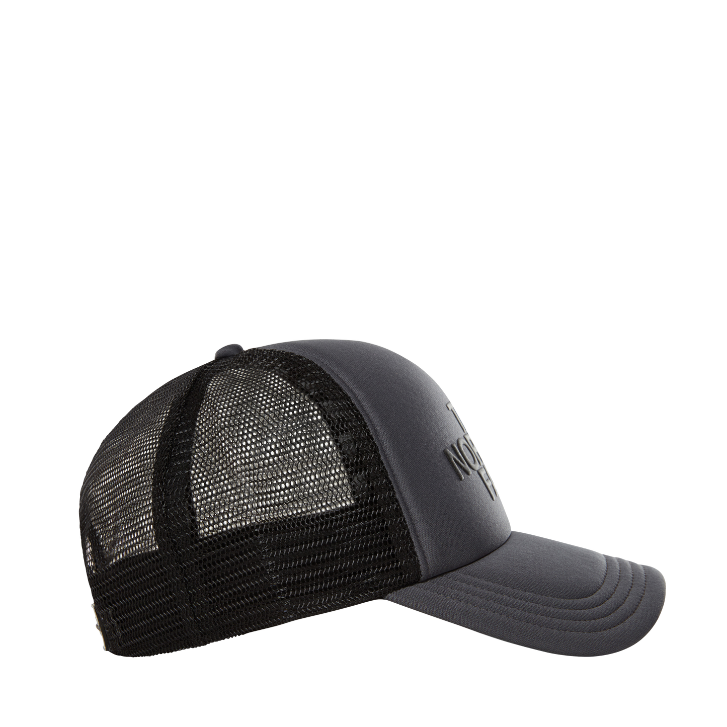 The North Face Logo Trucker Cap - Asphalt Grey Black