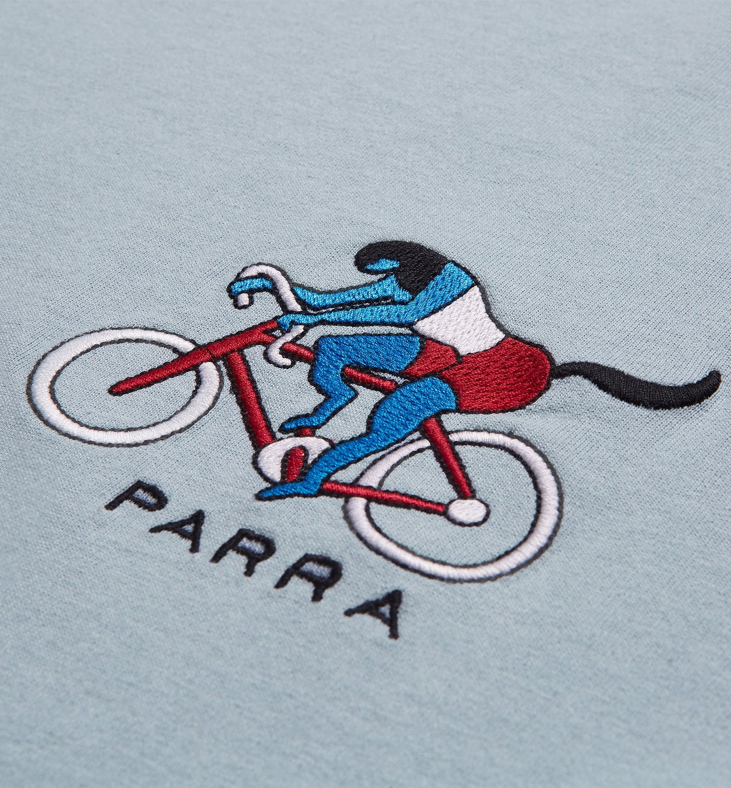 By Parra The Chase T-Shirt - Dusty Blue
