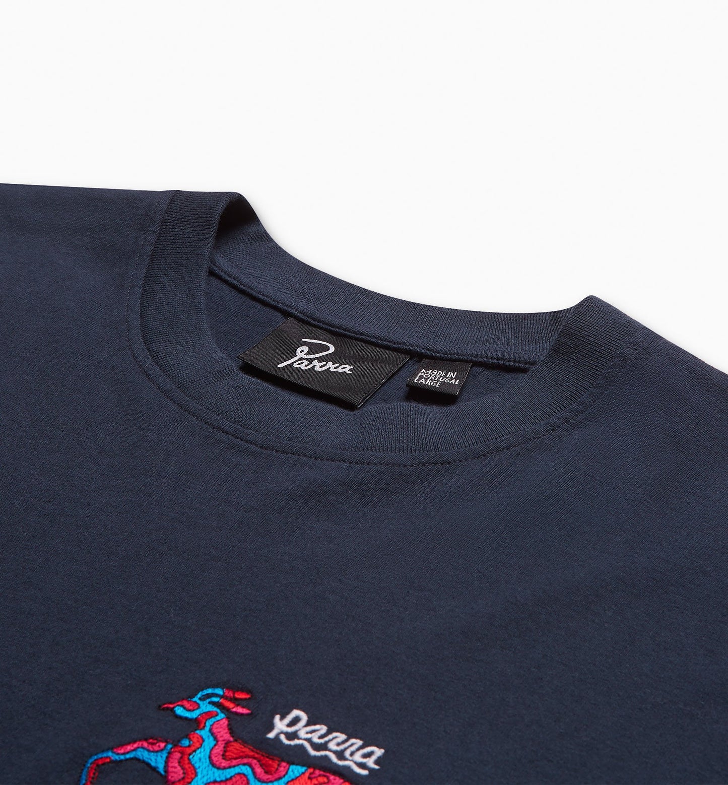 By Parra Dog Race T-Shirt - Navy Blue