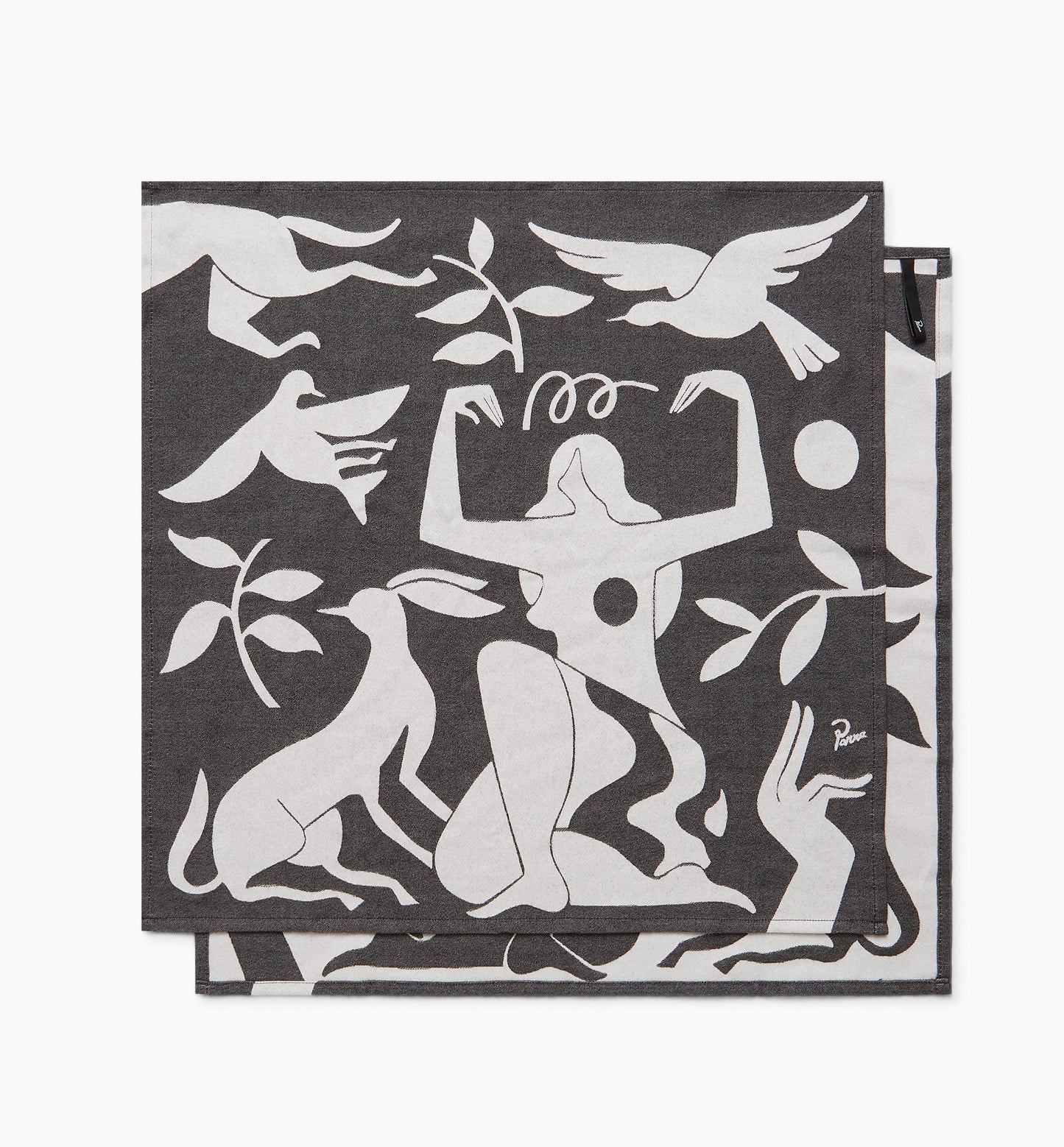 By Parra Earth Mother Kitchen Towel Pack - Black