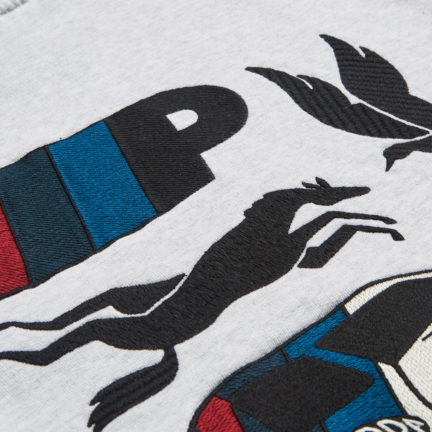 By Parra Racing Team Sweatshirt - Ash Grey