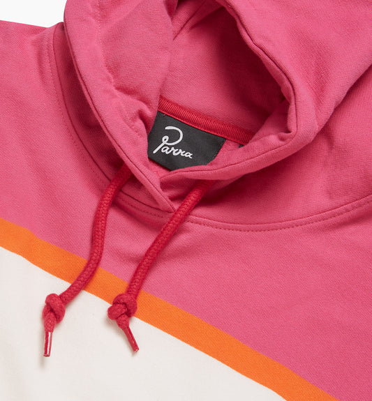 By Parra Mid 90 Stripe Hoodie - Pink