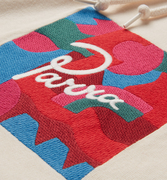 By Parra Abstract Shapes Hoodie - White