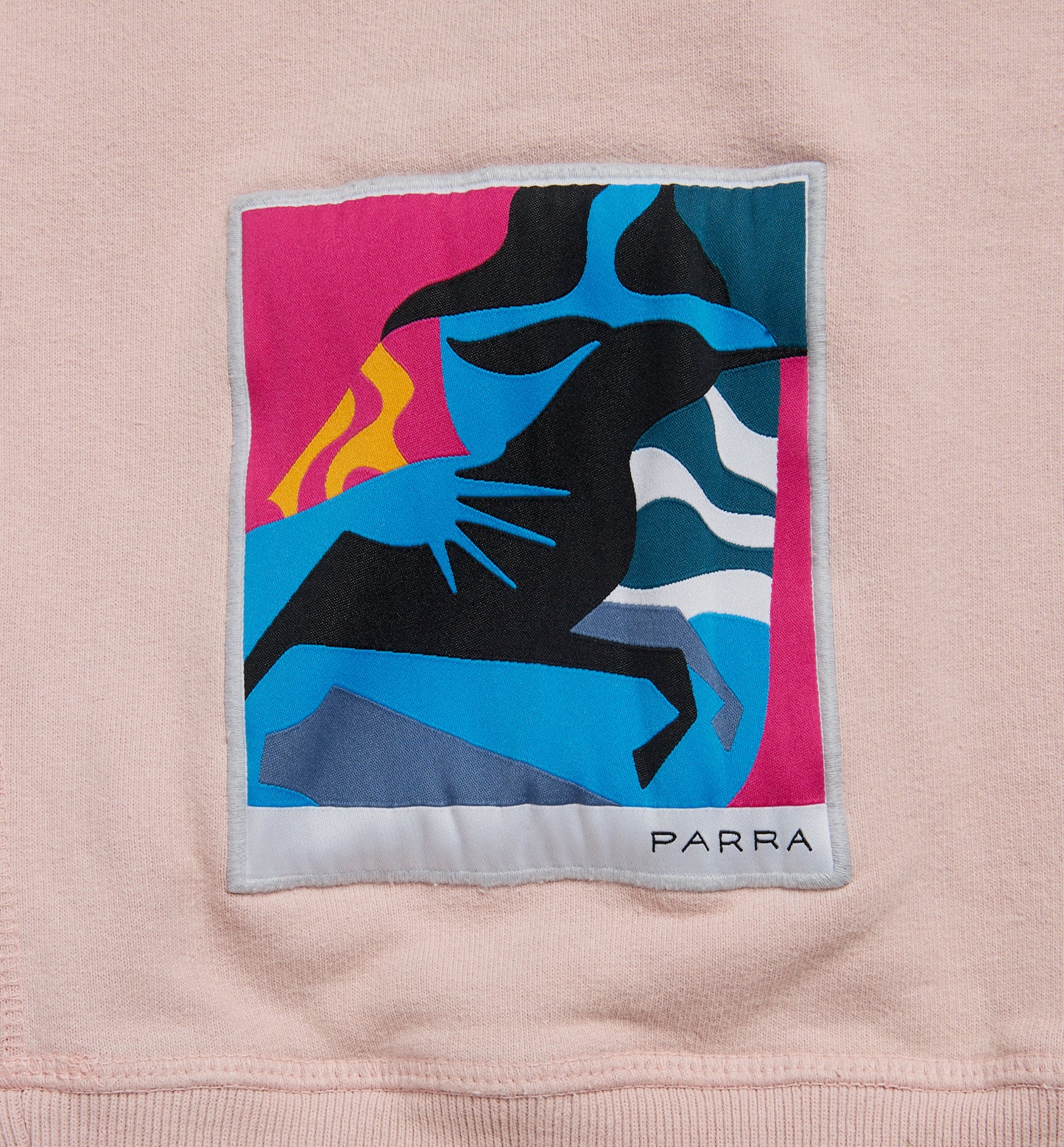By Parra Distorted Logo Hoodie - Dusty Pink