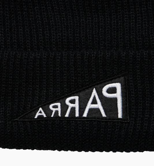 By Parra Mirrored Flag Logo Beanie - Black