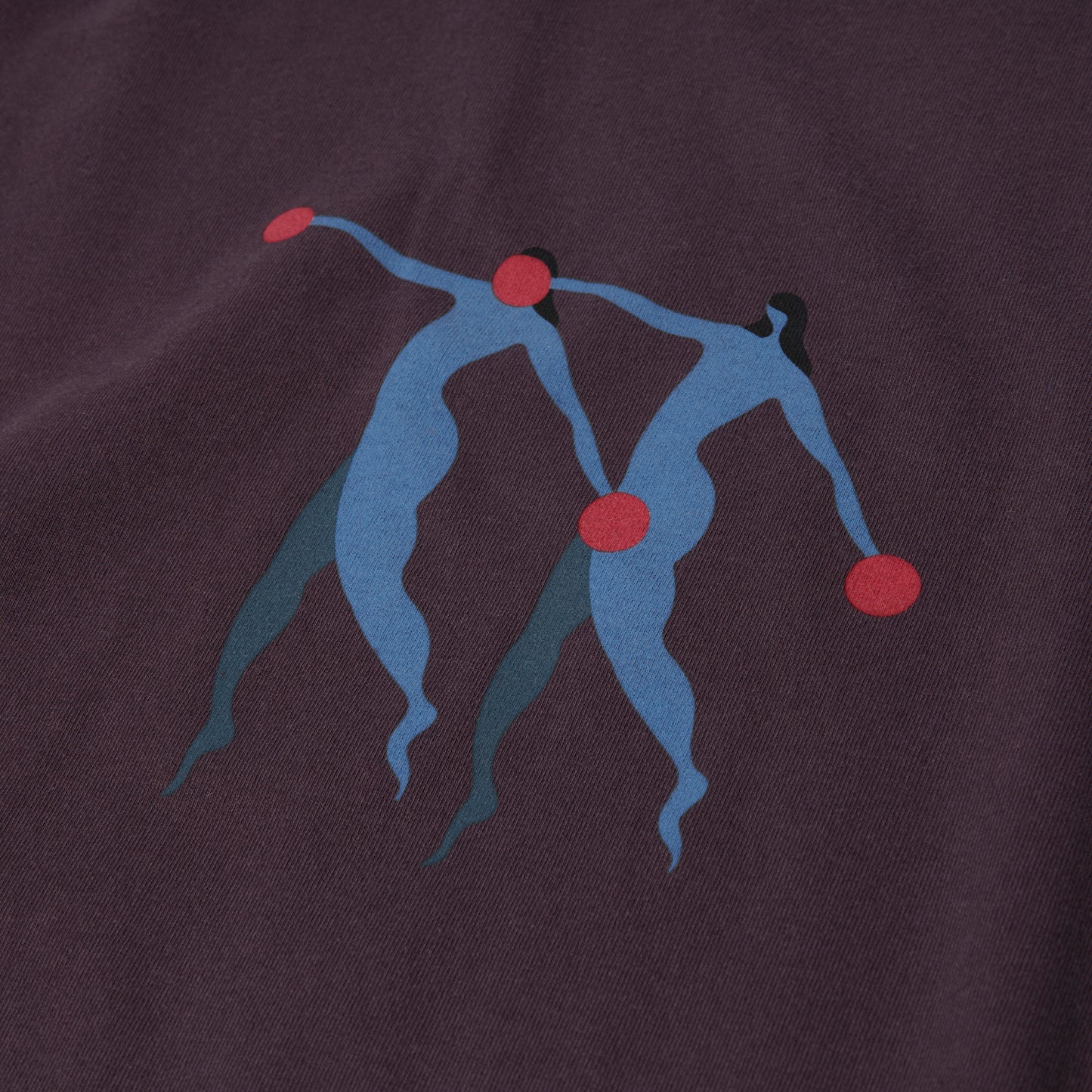 By Parra Step Sequence T-Shirt - Aubergine
