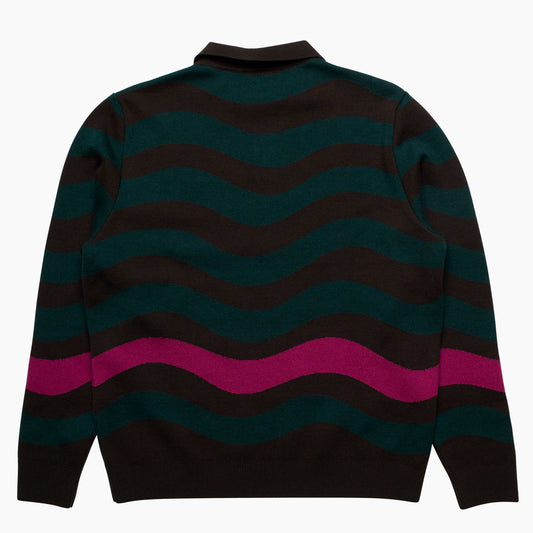 By Parra One Weird Wave Knit - Chocolate