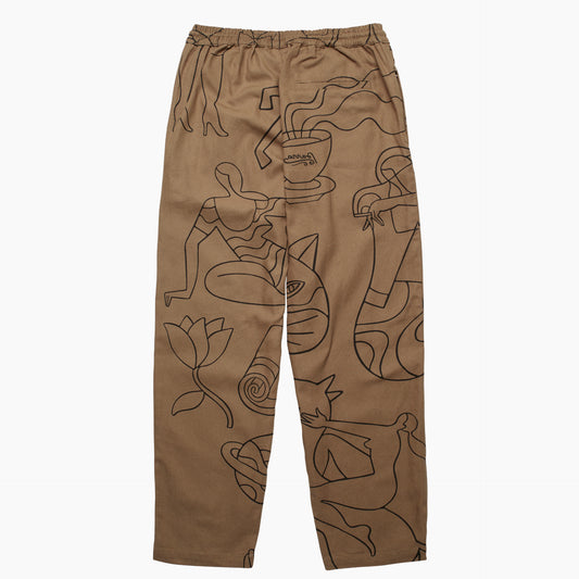 By Parra Experience Life Worker Pant - Camel