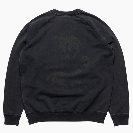 By Parra Swimming With Pets Sweat - Asphalt Grey