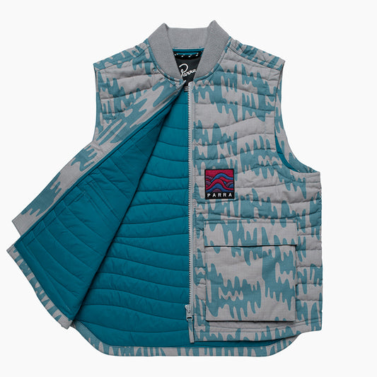 By Parra Tremor Pattern Vest - Alloy Grey