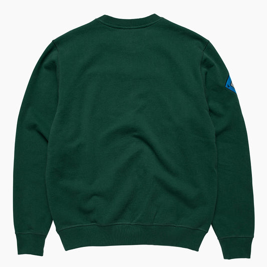 By Parra Blockhaus Crew Sweat - Pine Green