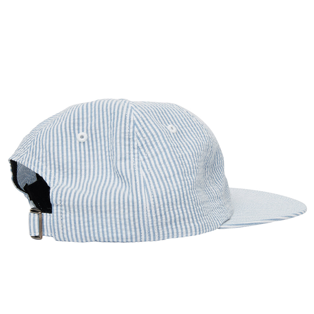 By Parra Classic Logo 6 Panel Hat - White Blue