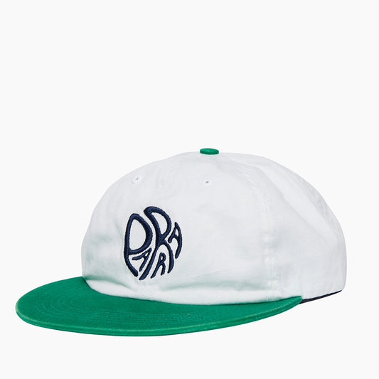 By Parra Circle Tweak Logo 6 Panel Hat - Off White
