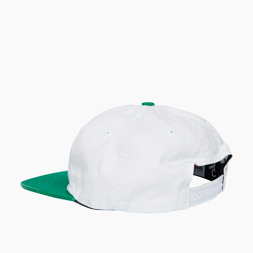 By Parra Circle Tweak Logo 6 Panel Hat - Off White