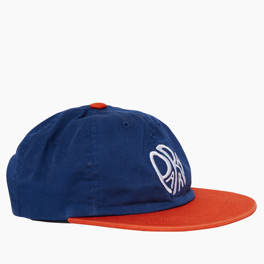 By Parra Circle Tweak Logo 6 Panel Hat - Navy