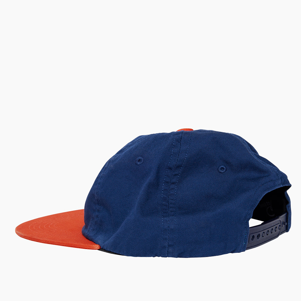 By Parra Circle Tweak Logo 6 Panel Hat - Navy