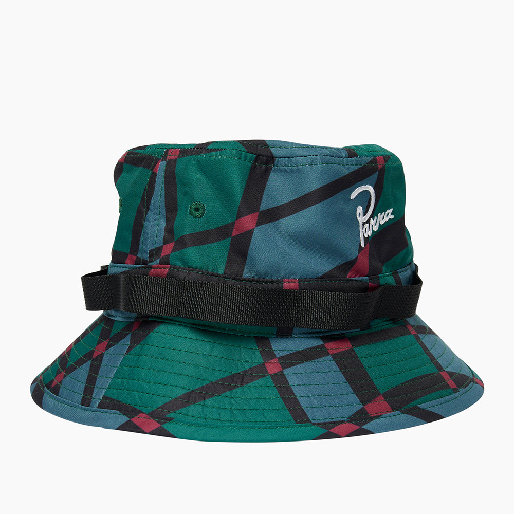 By Parra Squared Waves Pattern Safari Hat - Multi