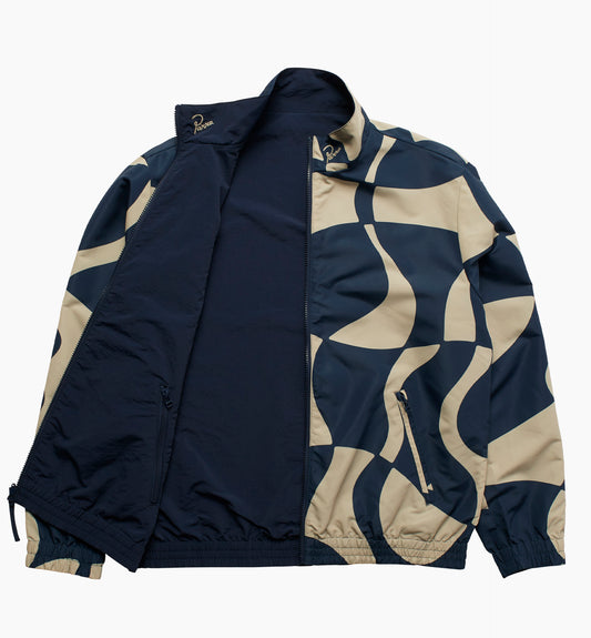 By Parra Zoom Winds Reversible Track Jacket - Navy Blue