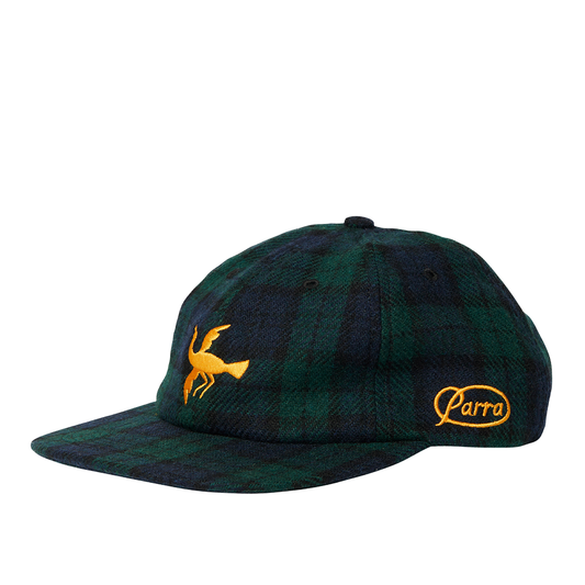 By Parra Clipped Wings 6 Panel Cap - Pine Green